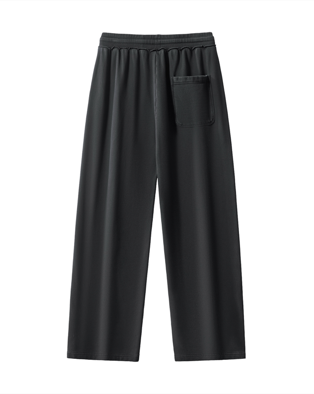 Raw-Seam Enzyme Washed Sweatpants