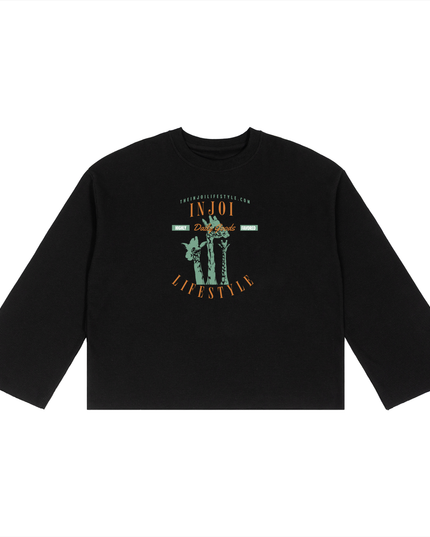Unisex Waffle Raw Edge T-Shirt