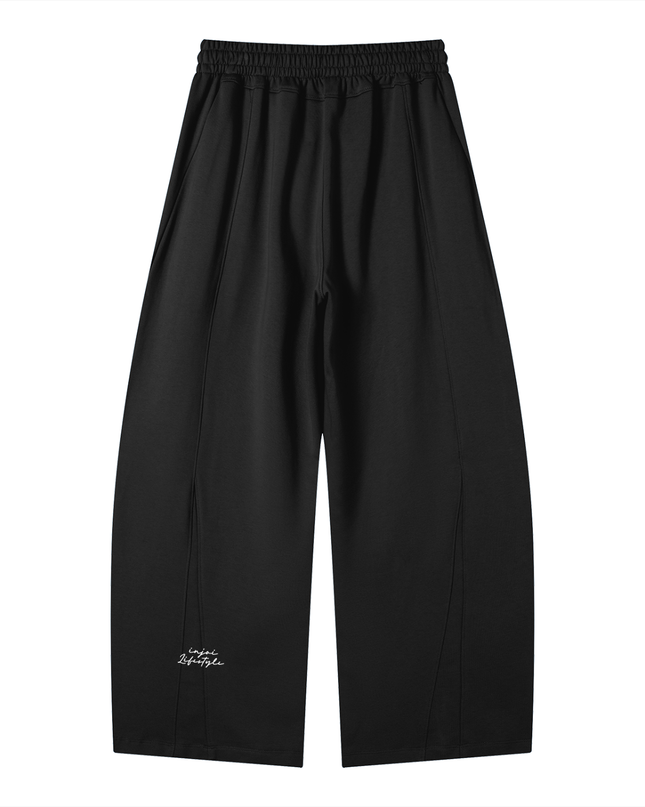 Heavyweight Wide Leg Panel Sweatpants