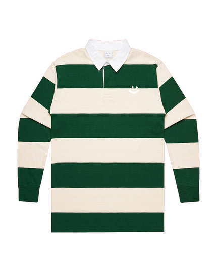 INJOI Natural/Forest Rugby Stripe Jersey