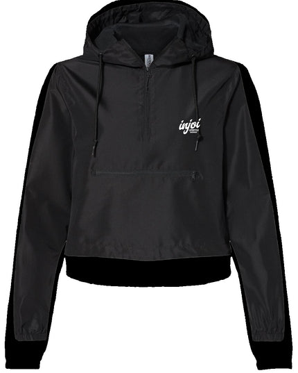 INJOI Lightweight Pullover Crop Windbreaker