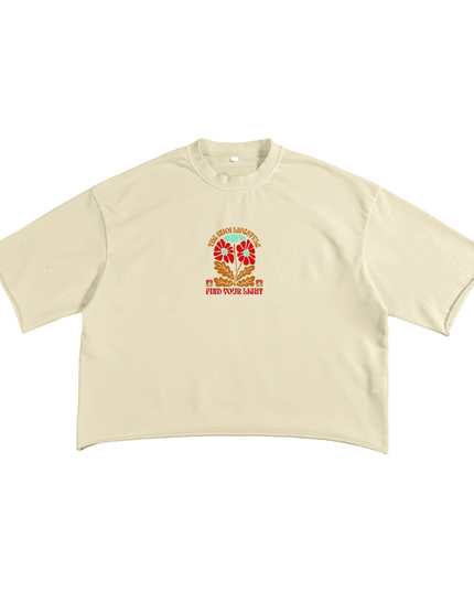 French Terry Raw Edge T-shirt