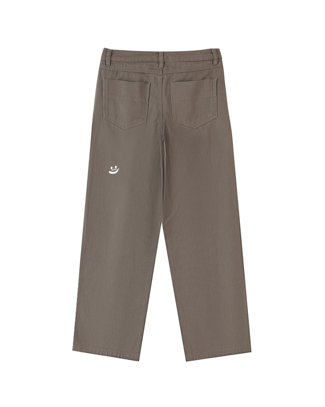 Heavyweight Cotton Straight-Leg Pants