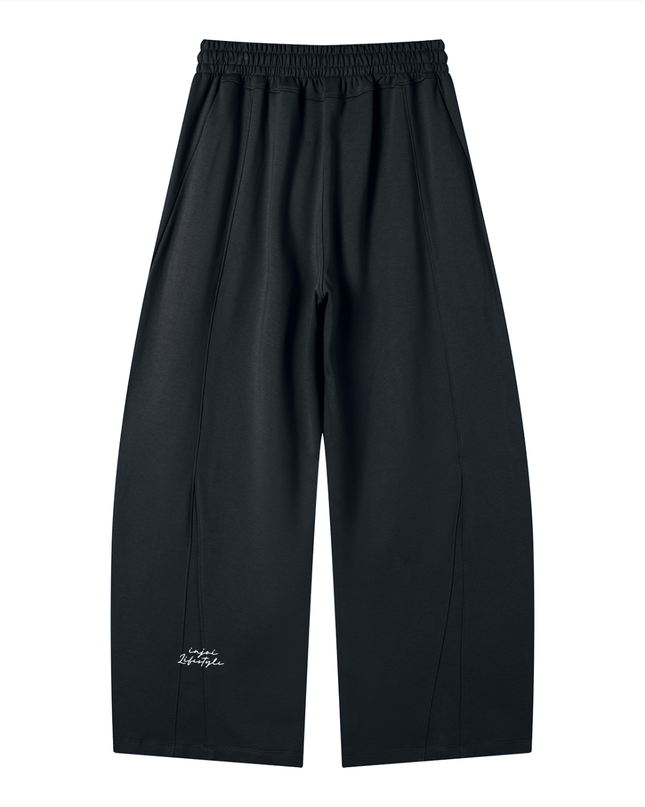 Heavyweight Wide Leg Panel Sweatpants