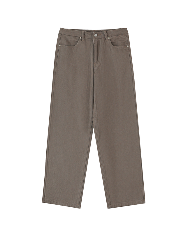 Heavyweight Cotton Straight-Leg Pants