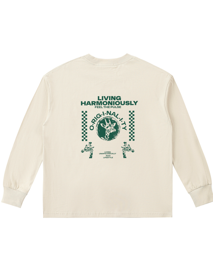 Kids' Quick-Dry Cotton Long-Sleeve Tee