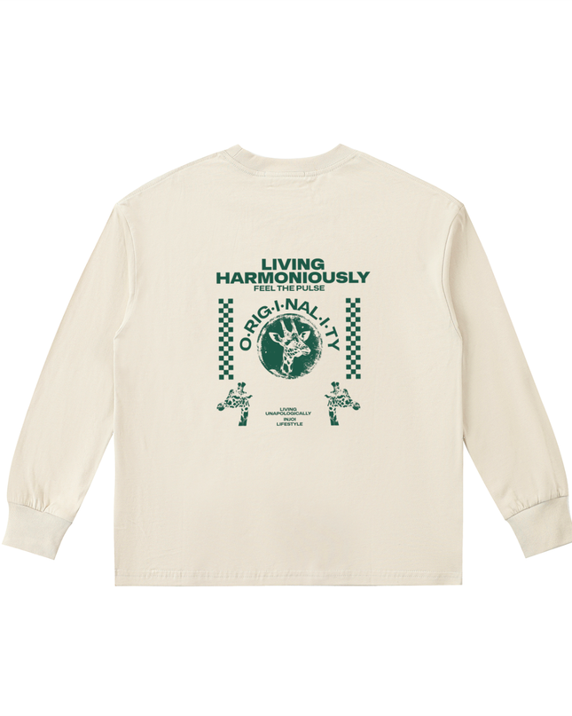 Kids' Quick-Dry Cotton Long-Sleeve Tee