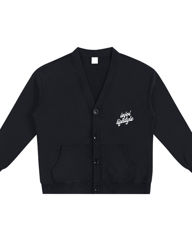 Snow Washed Sweat Cardigan