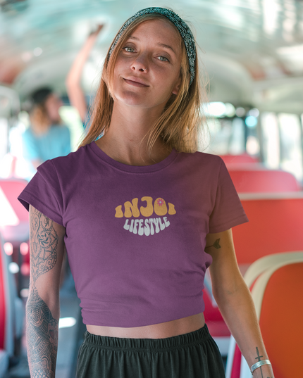 InJoi ladies Street Crop Tee