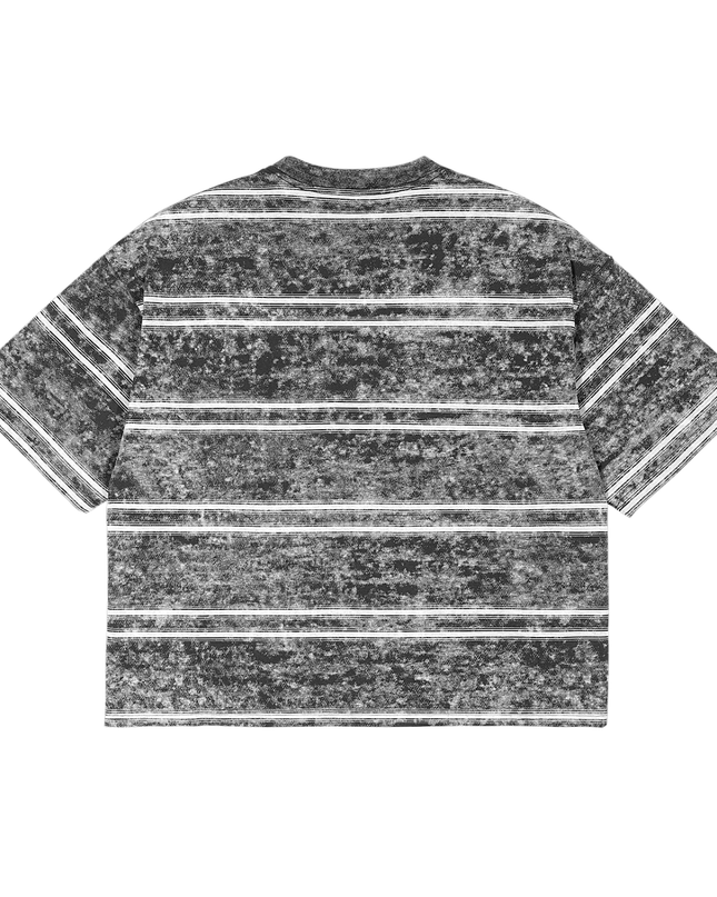 Snow Washed Stripe Boxy T-shirt