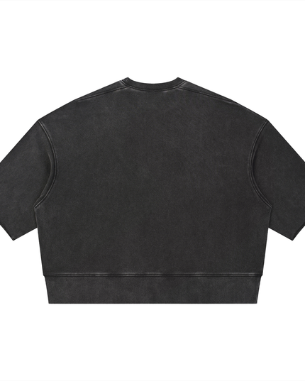 Unisex Mineral Wash Boxy Raw Edge T-Shirt