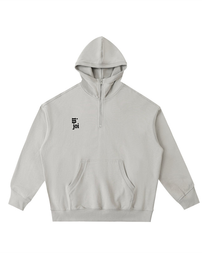 Big Hood Half-Zip Fleece Hoodie