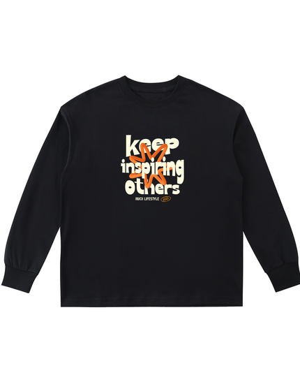 Kids' Quick-Dry Cotton Long-Sleeve Tee