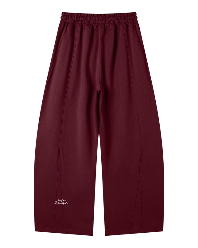 Heavyweight Wide Leg Panel Sweatpants