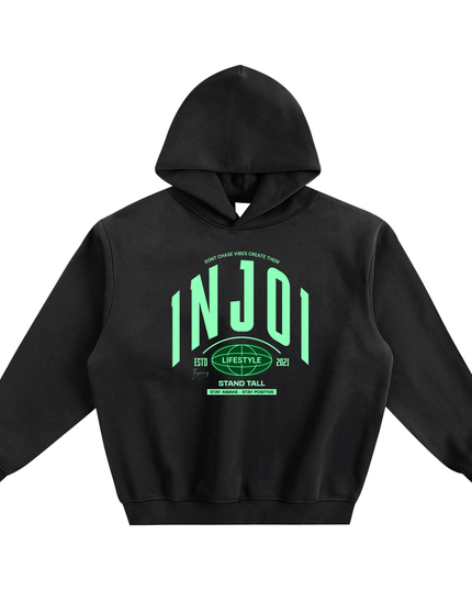Fleeced Boxy Hoodie