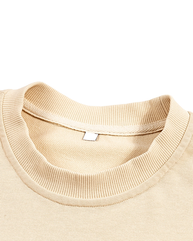 French Terry Raw Edge T-Shirt
