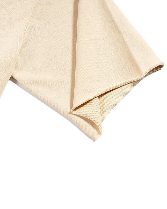 French Terry Raw Edge T-Shirt